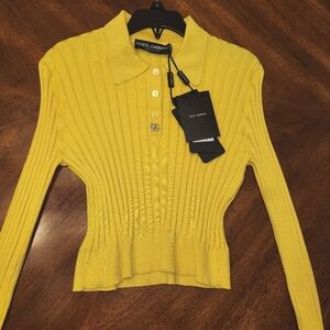 Dolce & Gabbana Ribbed Knit Sweater 48